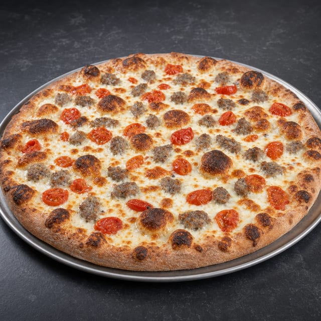 Sausage & Cherry Tomato Pie (20").