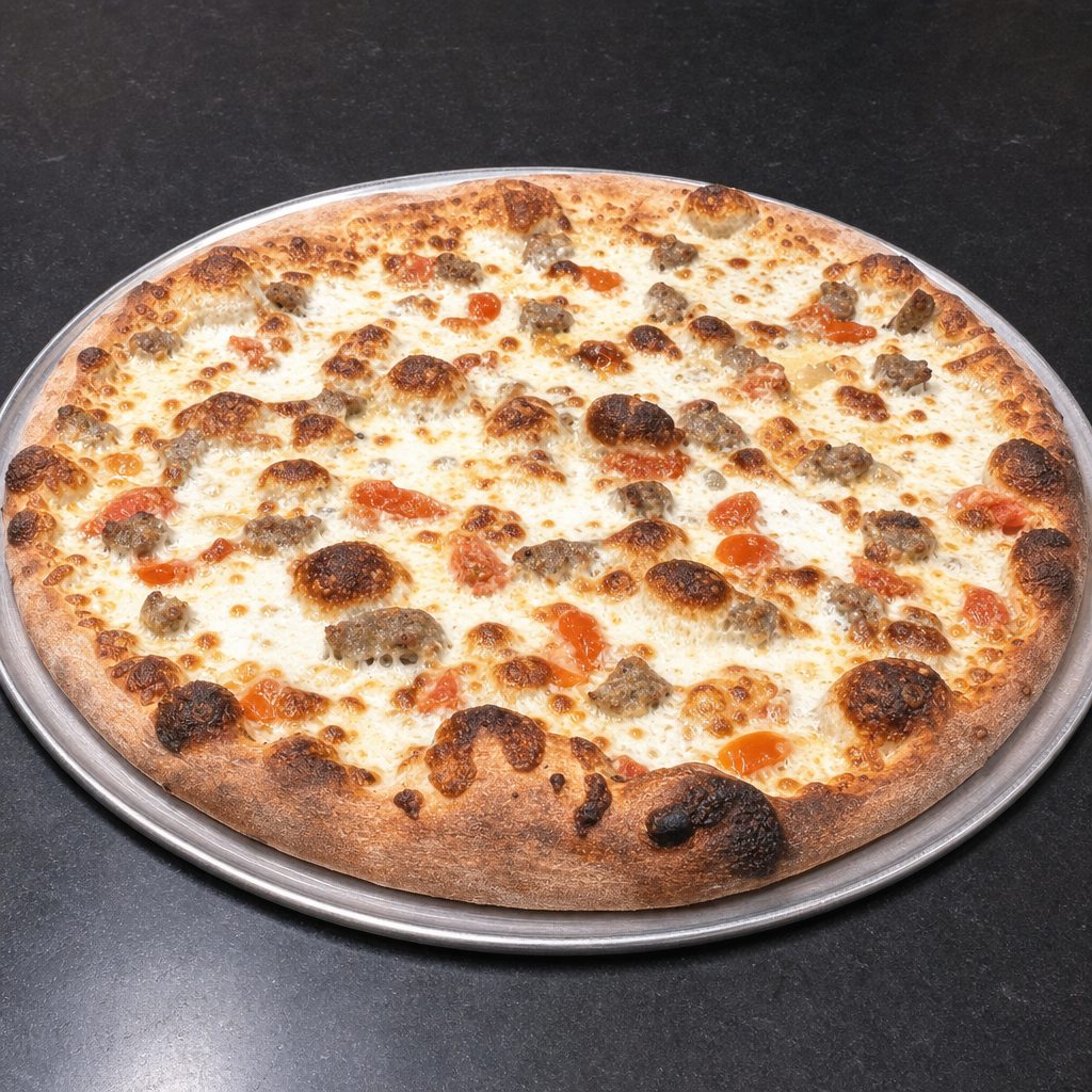 Sausage & Cherry Tomato Pie (15").