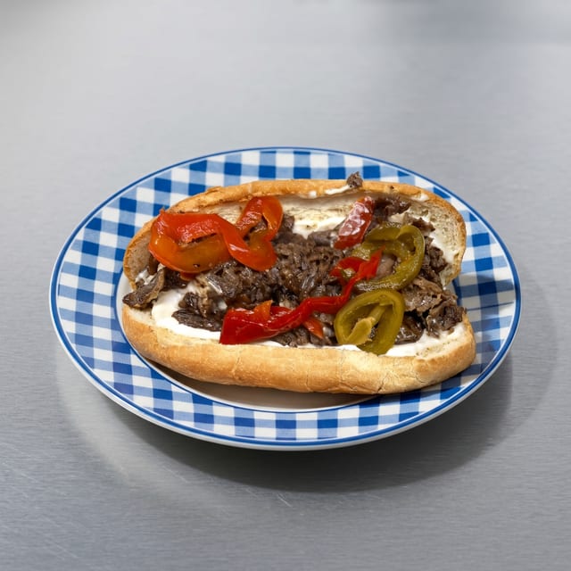 Philly Cheesesteak Sandwich.