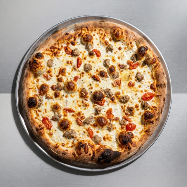 Sausage & Cherry Tomato Pie (15").